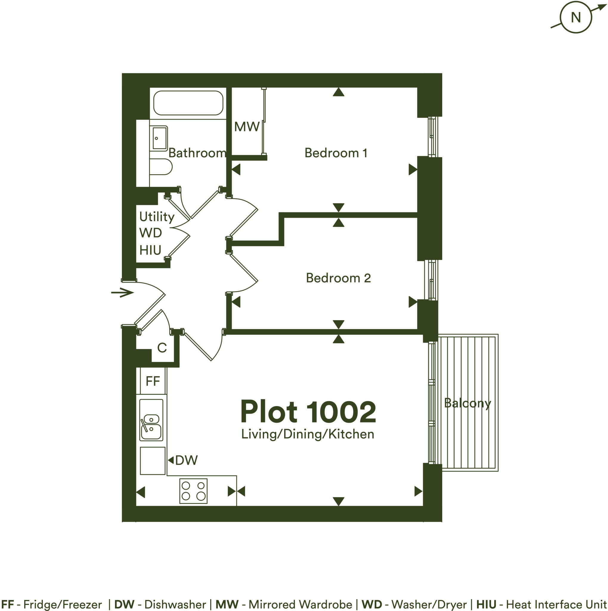 51 Flagstaff Road, Reading, 
RG2 6BW floorplan