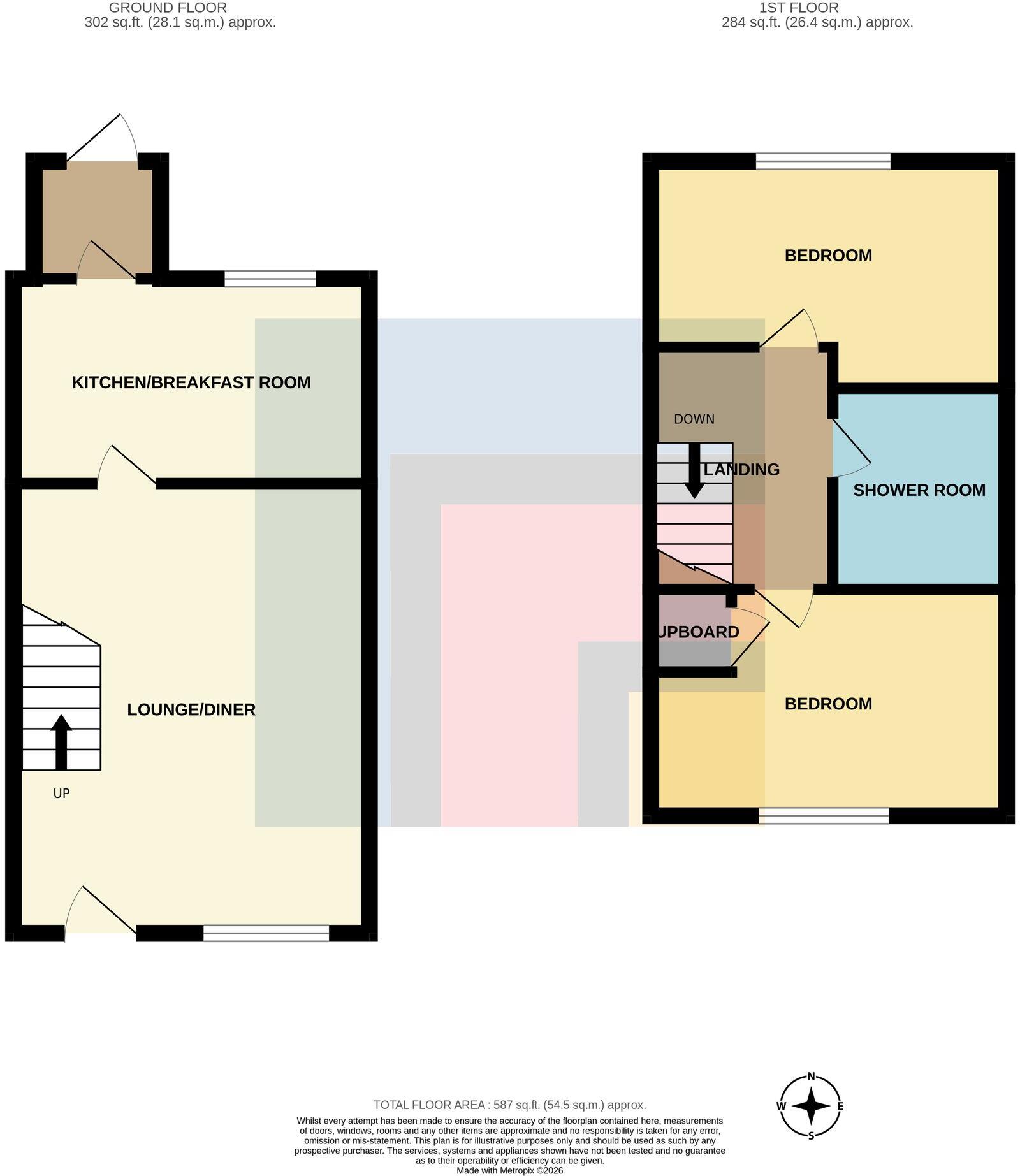 Glan-y-Ffordd Taffs Well Cardiff CF15 7SH floorplan