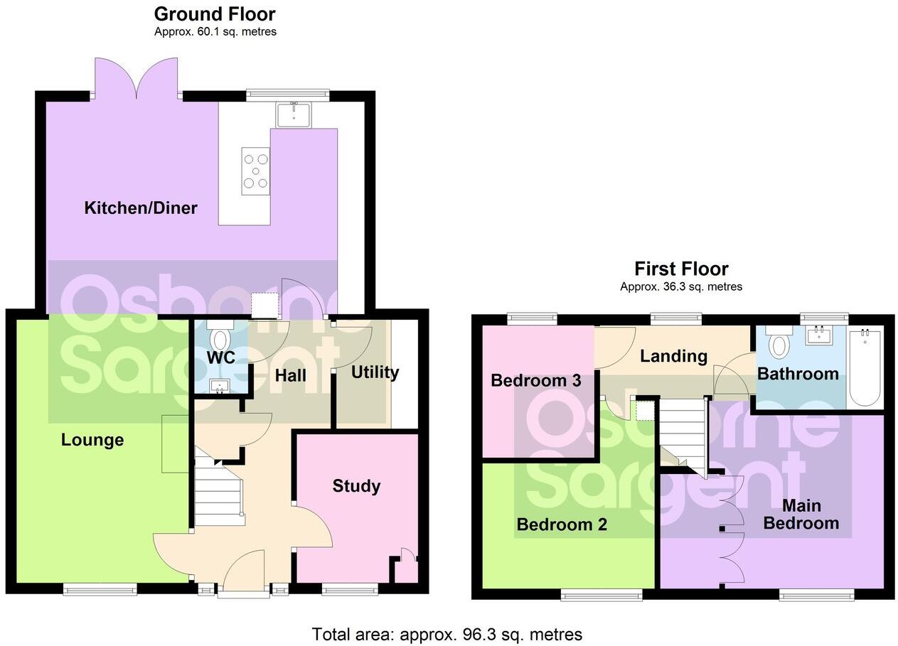 Ashman Avenue, Long Lawford, Rugby, CV23 floorplan