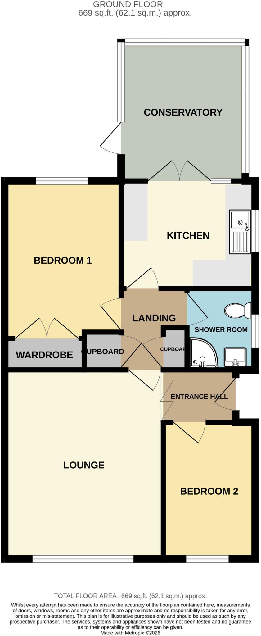 Park Crescent, Cossington, TA7 floorplan