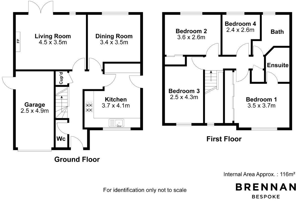 NN15 Beardsley Gardens, Barton Seagrave floorplan