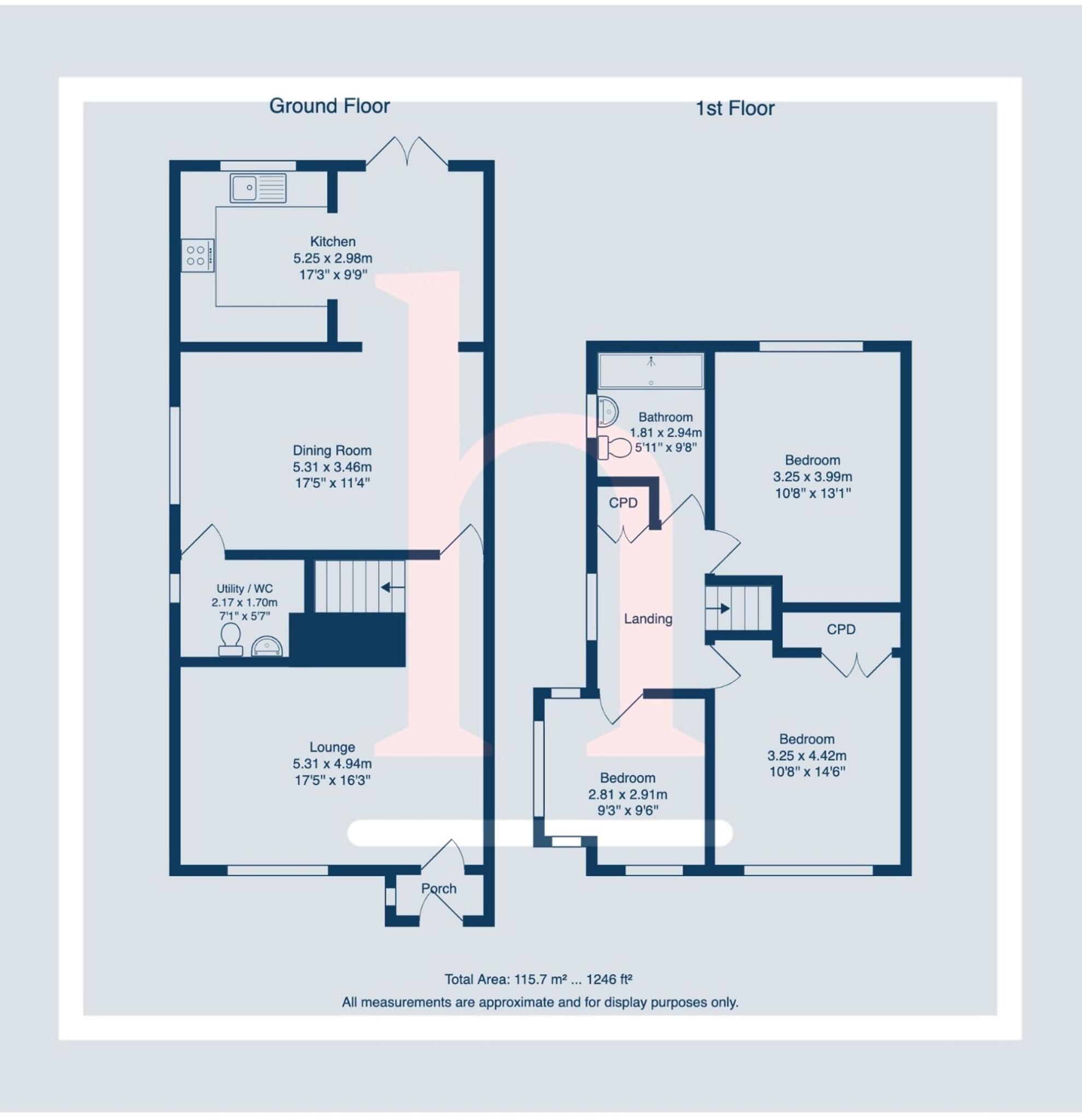 Beverley Gardens, Thingwall, CH61 floorplan
