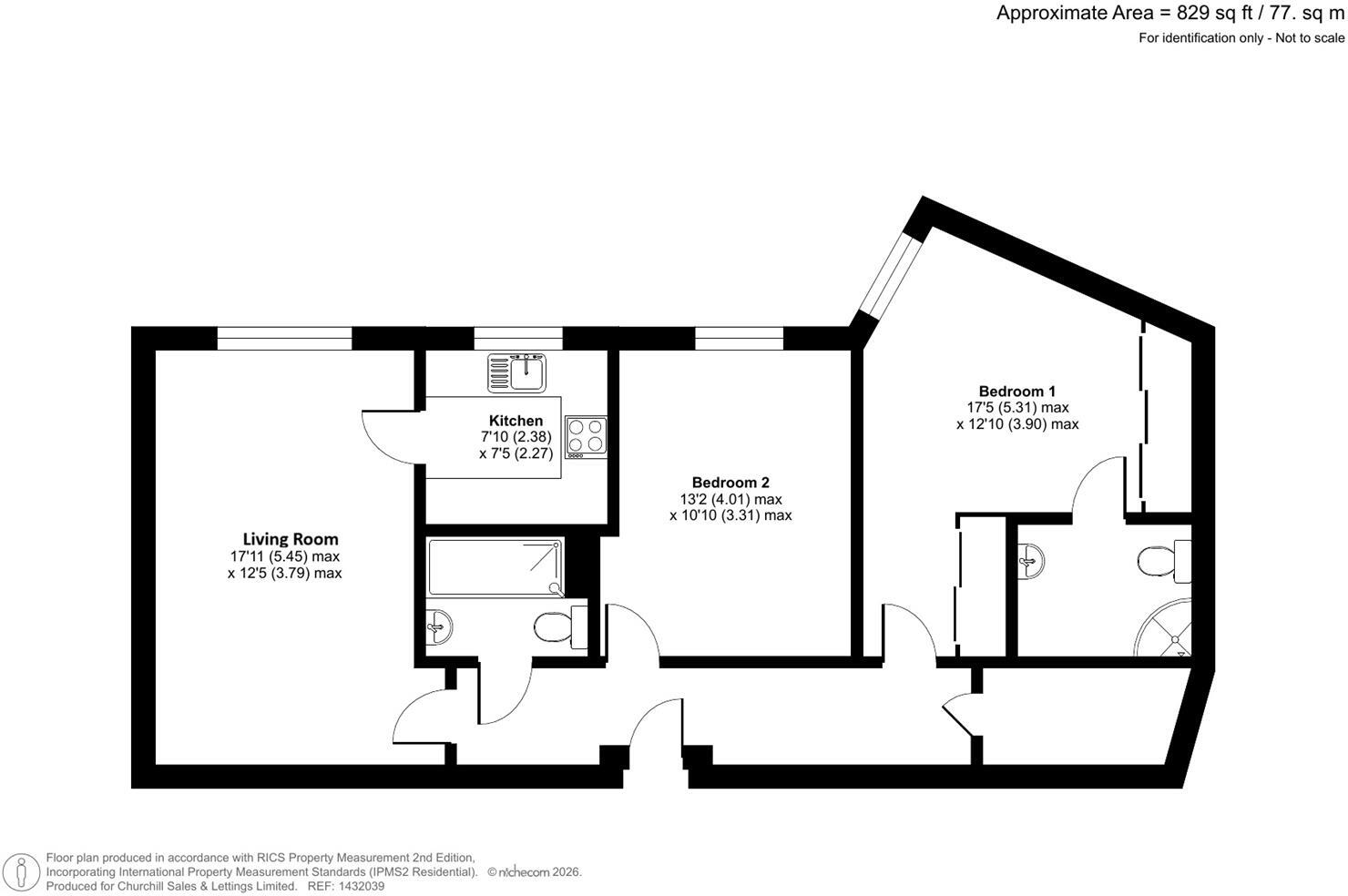 Nicholls Lodge, Bishop's Stortford floorplan