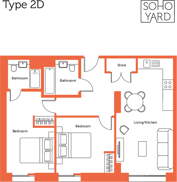 Assay Heights, Soho Yard, Sheffield floorplan