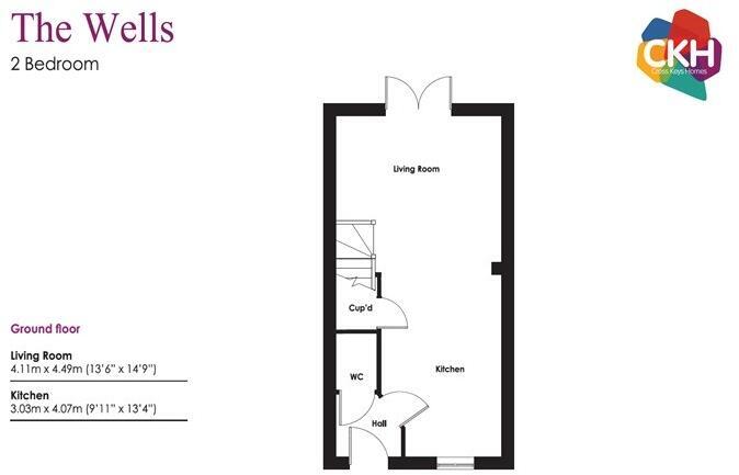 Galloway Close, Hampton Woods
Peterborough
PE7 8YX
 floorplan