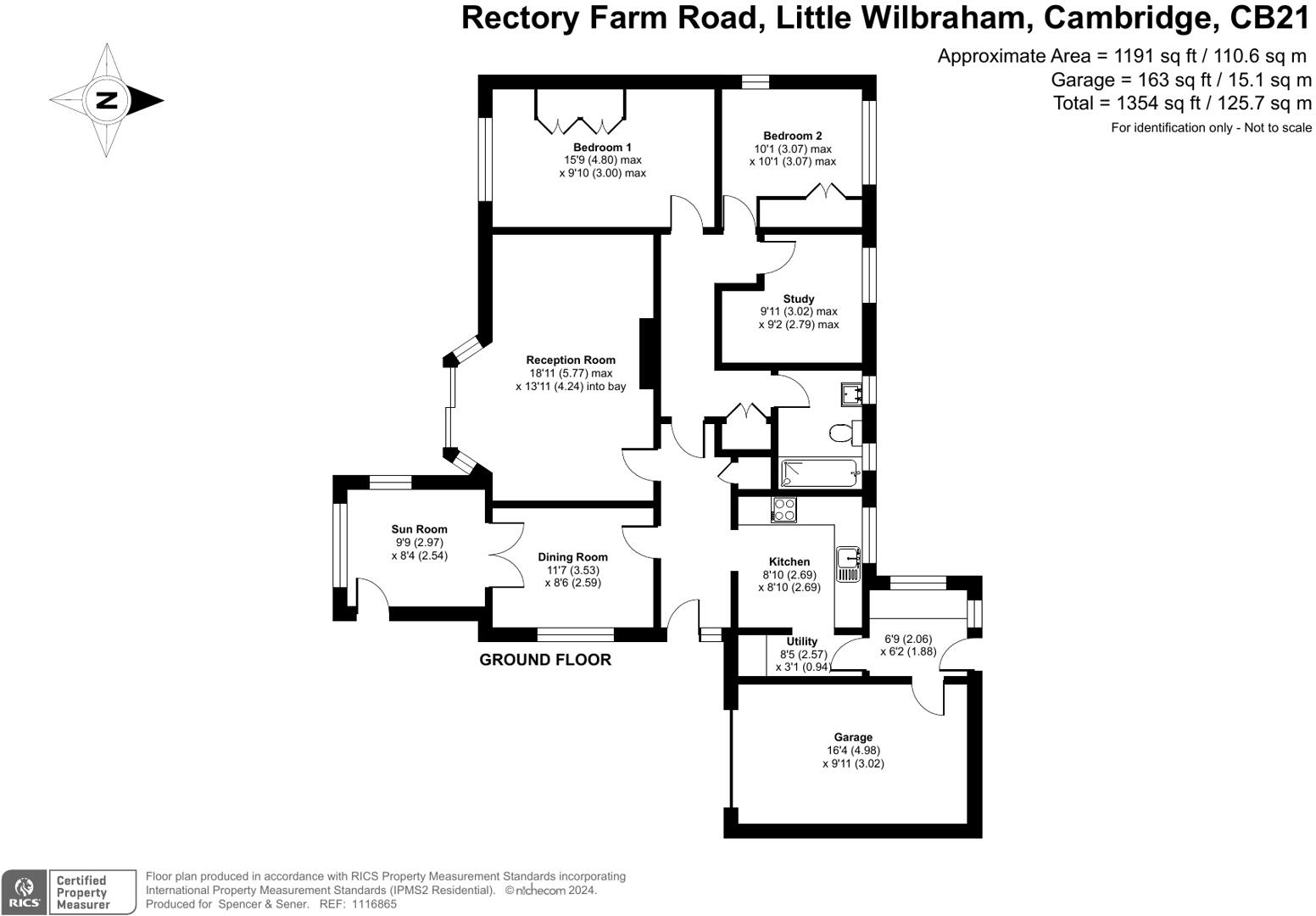 Rectory Farm Road, Little Wilbraham, Cambridge, Cambridgeshire, CB21 floorplan