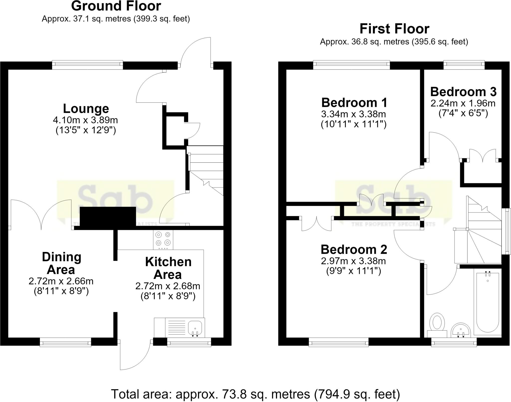 Roan Walk, Royston  floorplan