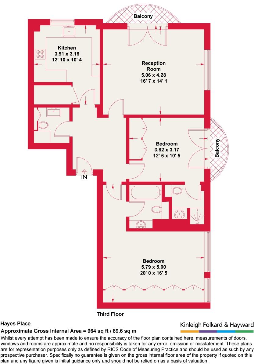 Hayes Place, Marylebone, London, NW1 floorplan