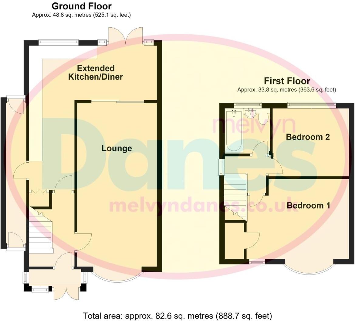 Charlbury Crescent, Yardley, Birmingham floorplan