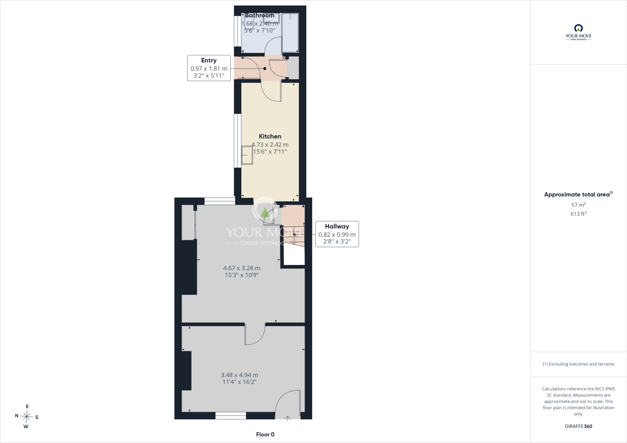 Severn Street, Chopwell, Newcastle upon Tyne, Tyne and Wear, NE17 floorplan