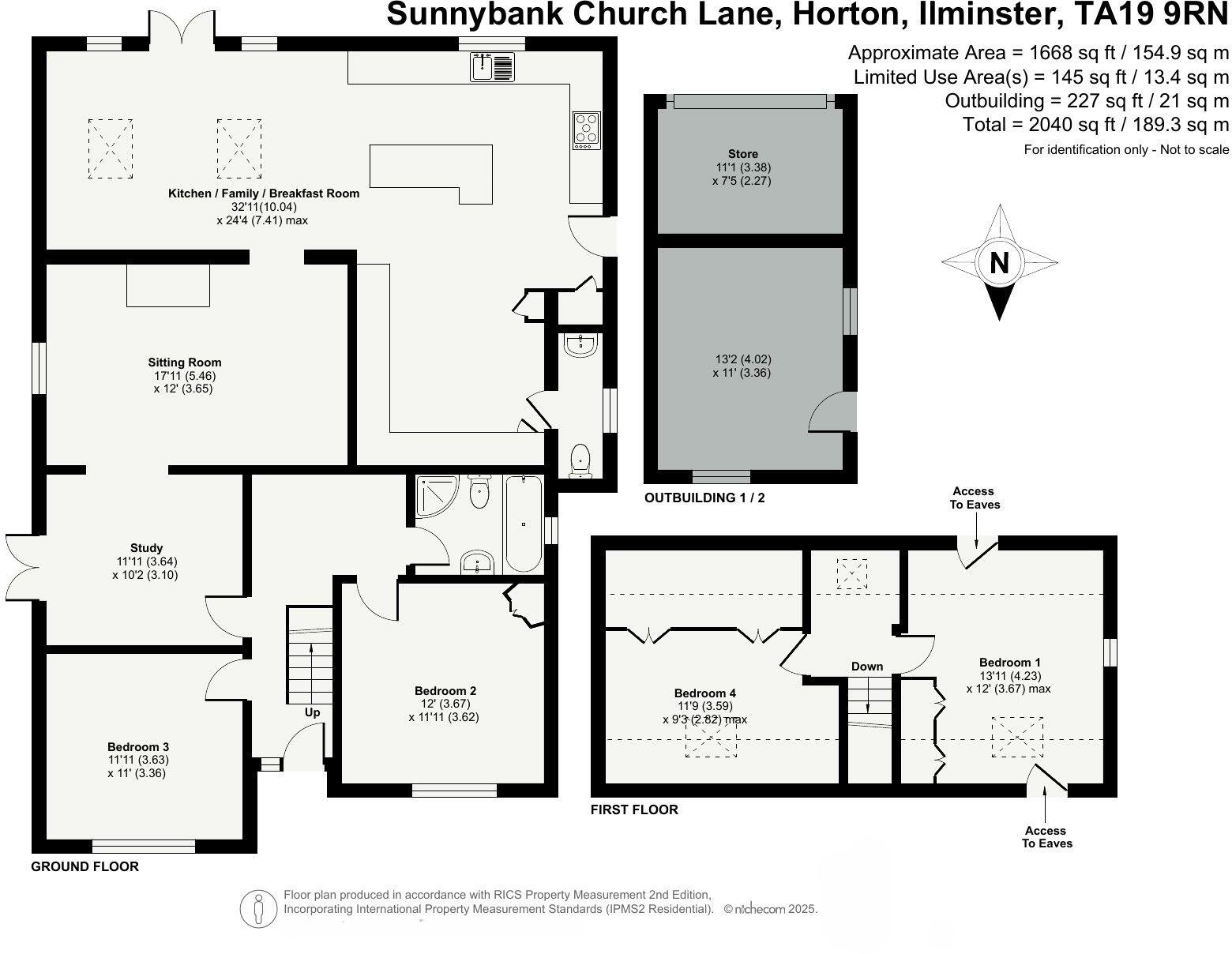 Sunny Bank, Church Lane, Horton floorplan