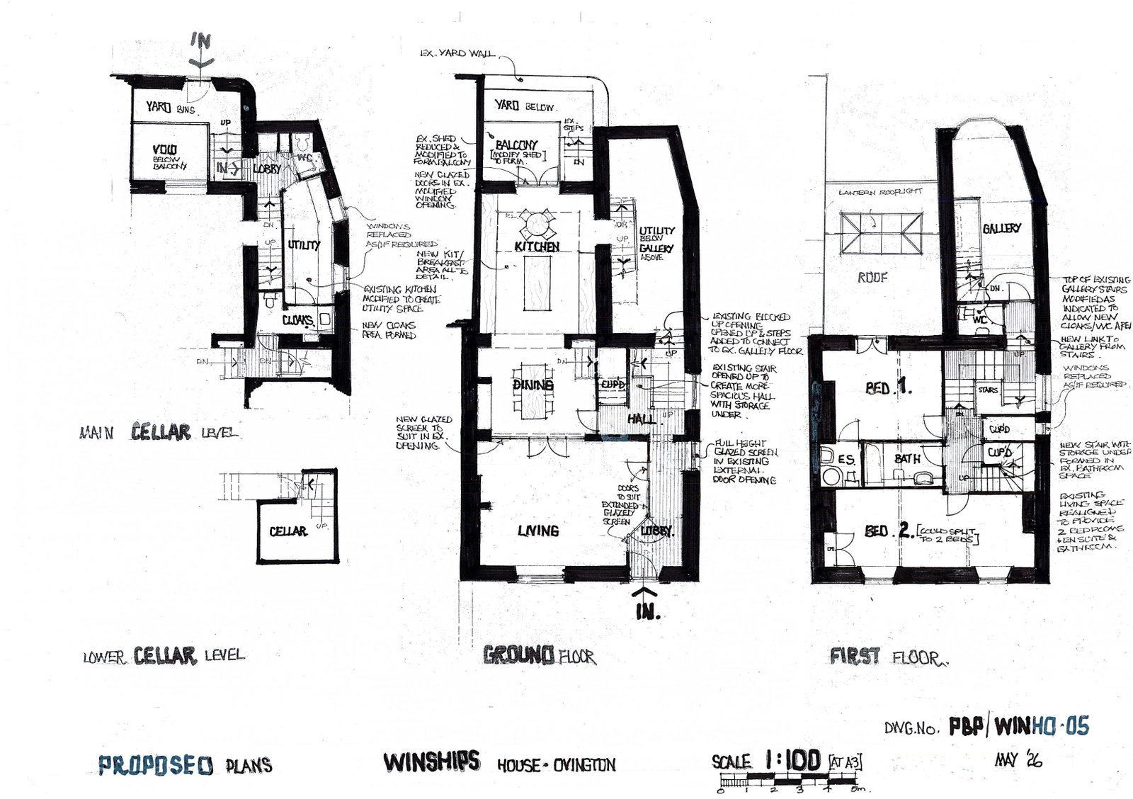 Winships, Ovington floorplan