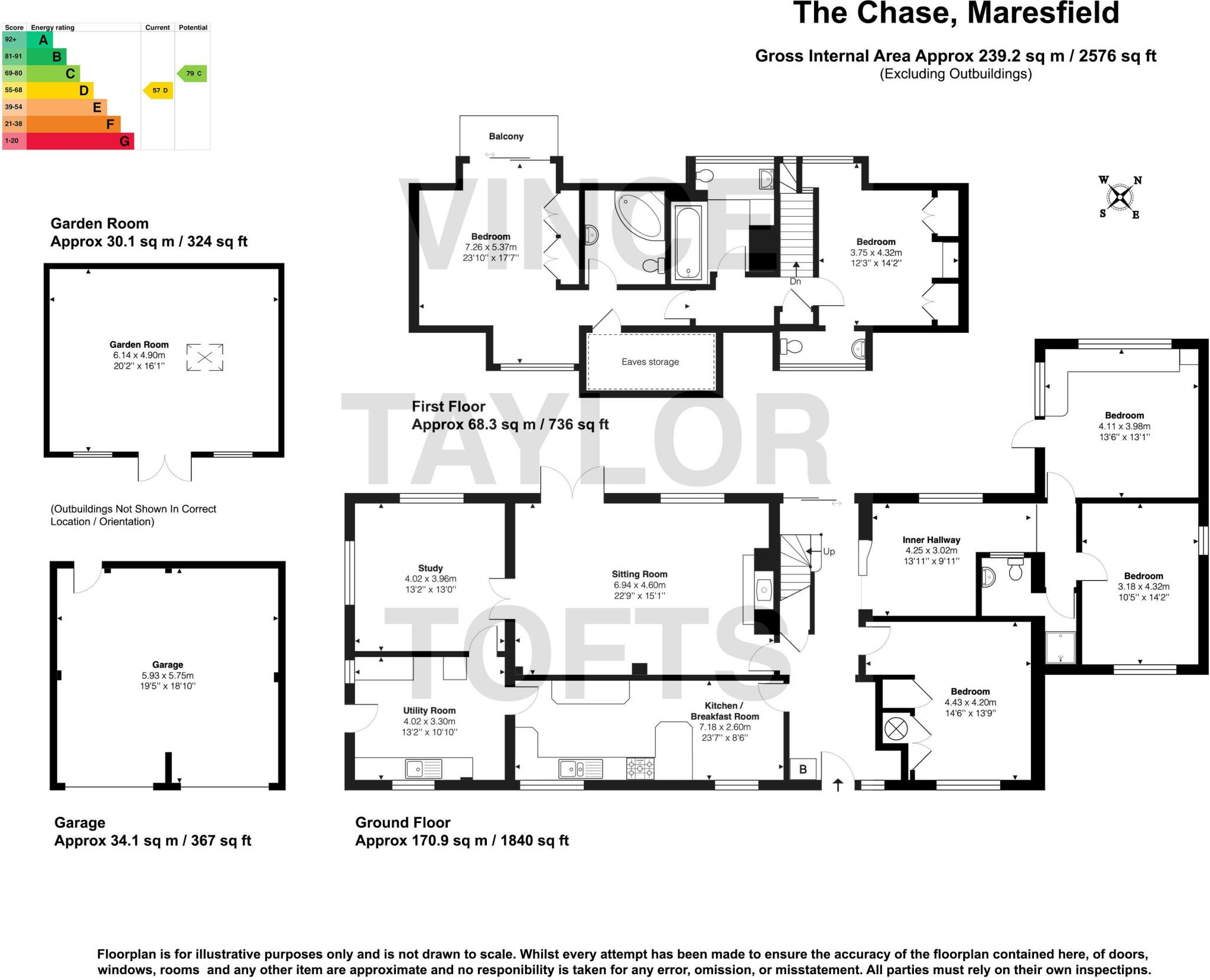 Straight Half Mile, Maresfield, Uckfield, East Sussex, TN22 floorplan