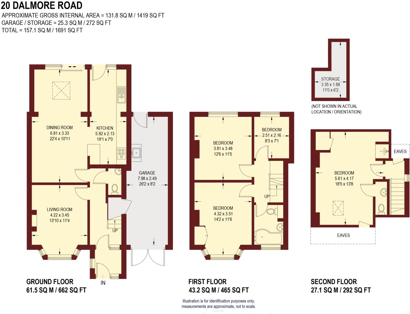 Dalmore Road, Sheffield, South Yorkshire, S7 floorplan