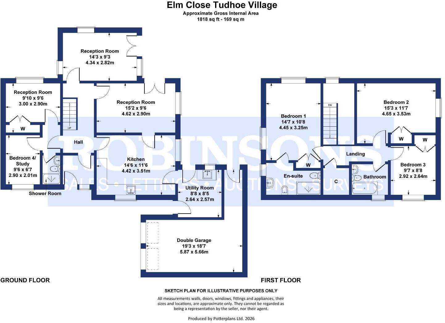 Elm Close, Spennymoor floorplan