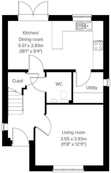 Harebell Meadows, Yarm, Stockton-on-Tees, TS18 floorplan