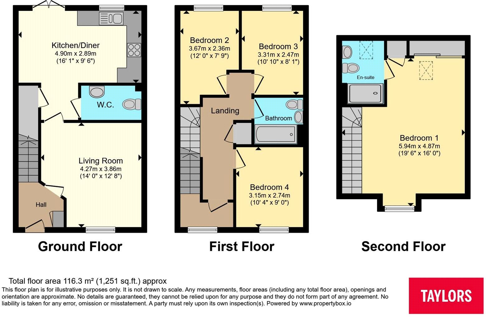Henry Edge, Leighton Buzzard, Bedfordshire, LU7 floorplan