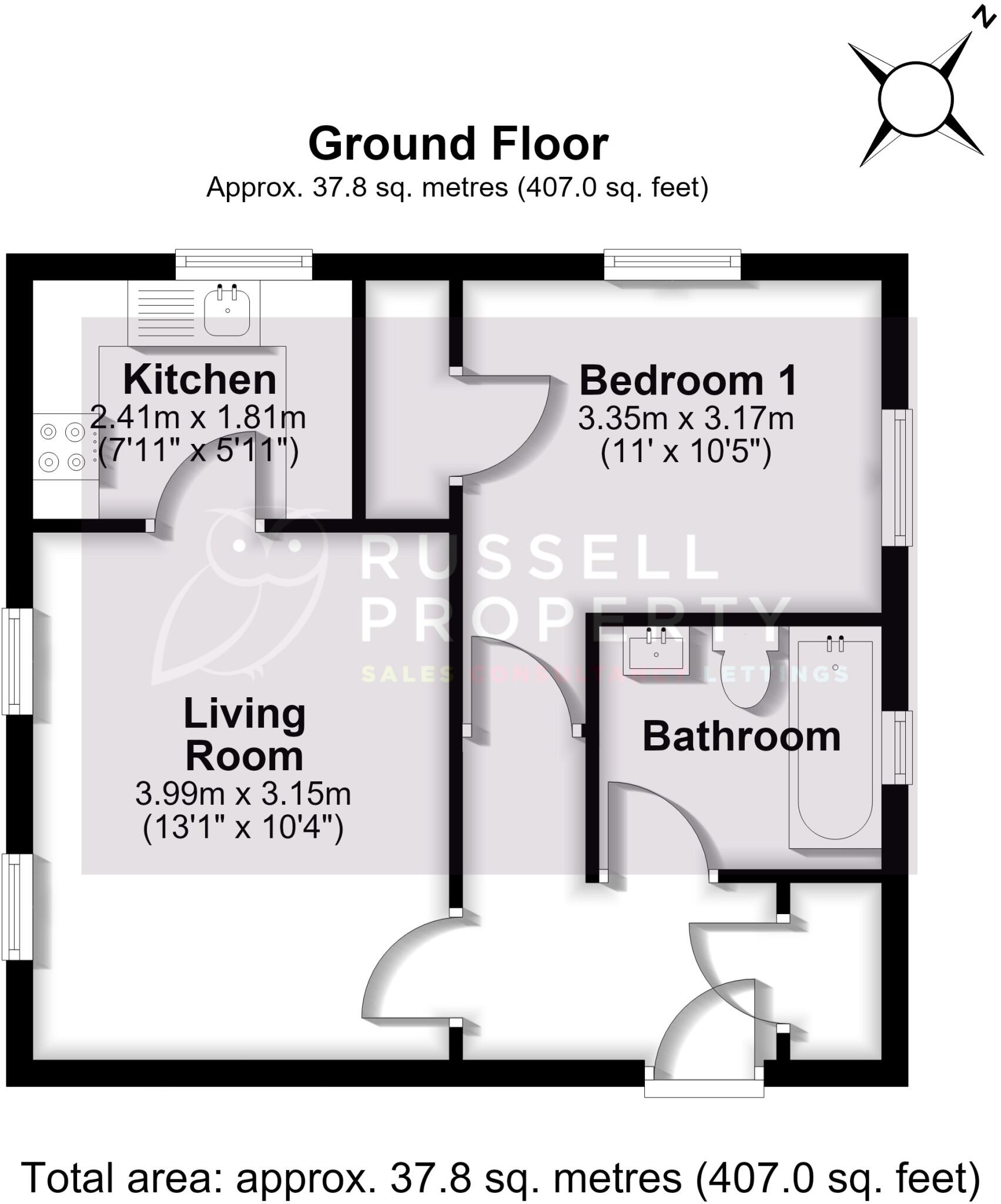 Rye Street, Bishop's Stortford, Hertfordshire, CM23 floorplan