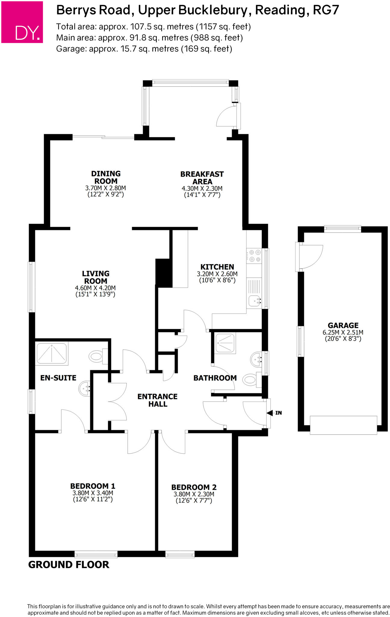 Berrys Road, Upper Bucklebury, Reading, Berkshire, RG7 floorplan