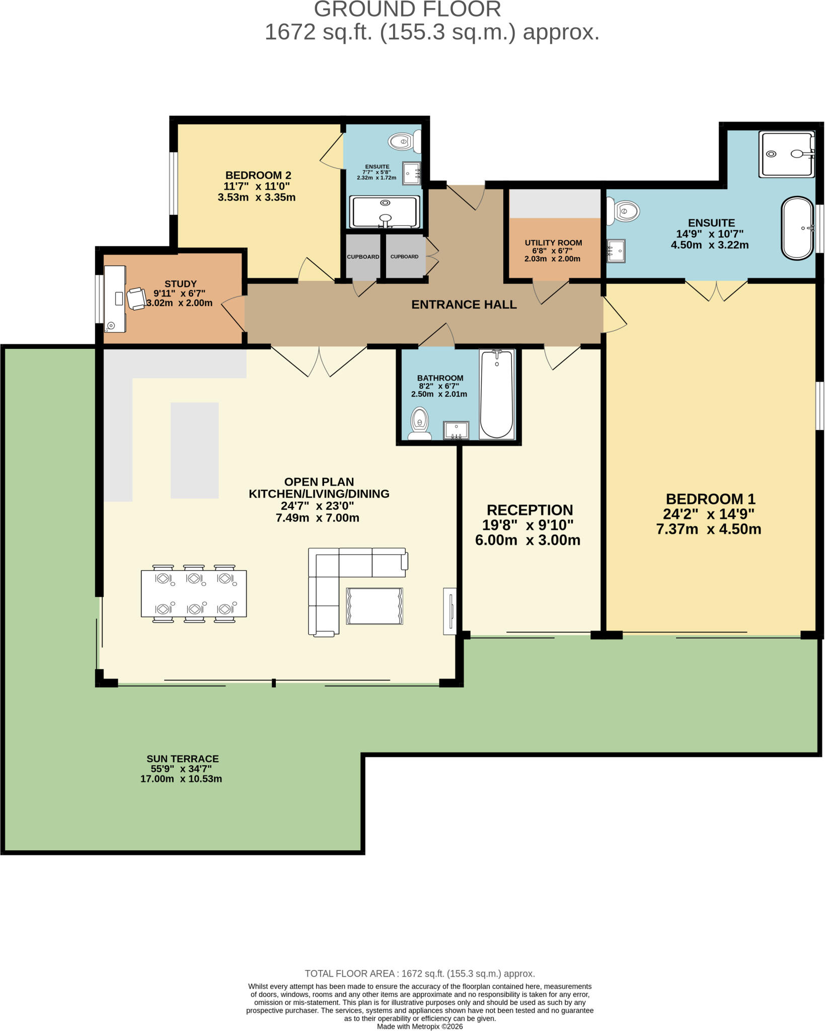 Glenmount Road, Poole, BH14 floorplan