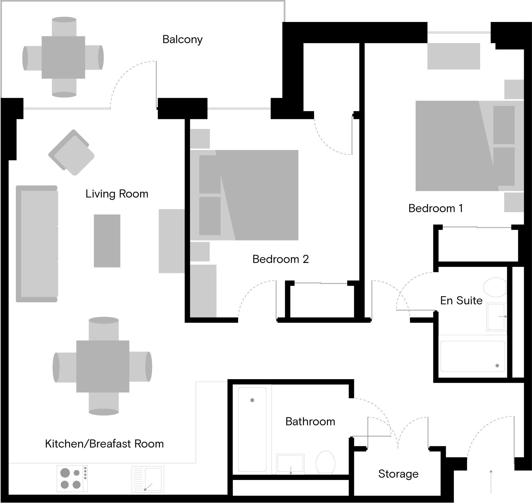 Sessile Apartments, Ashley Road, London, N17 9NT floorplan