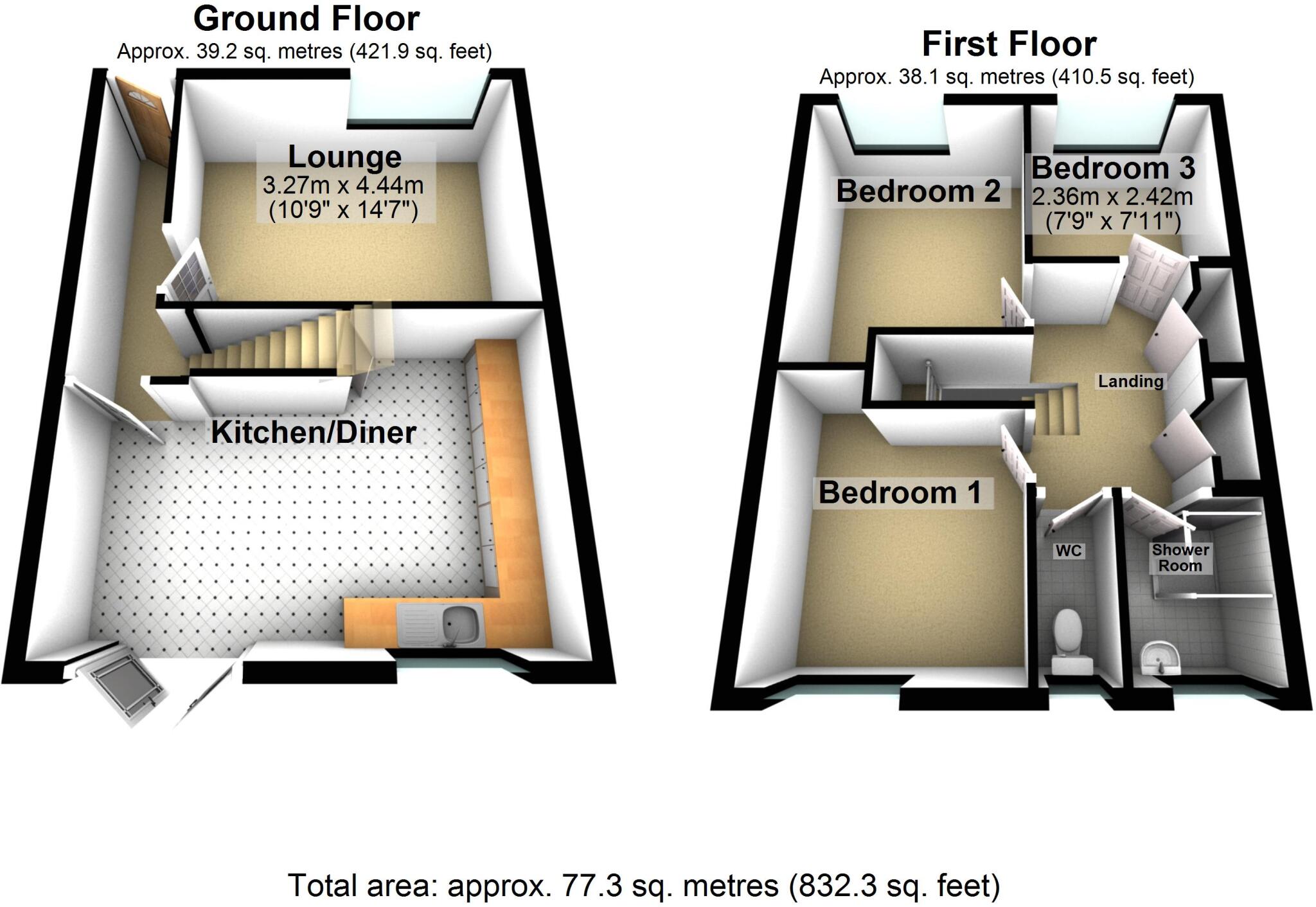Lumley Grove, Birmingham floorplan