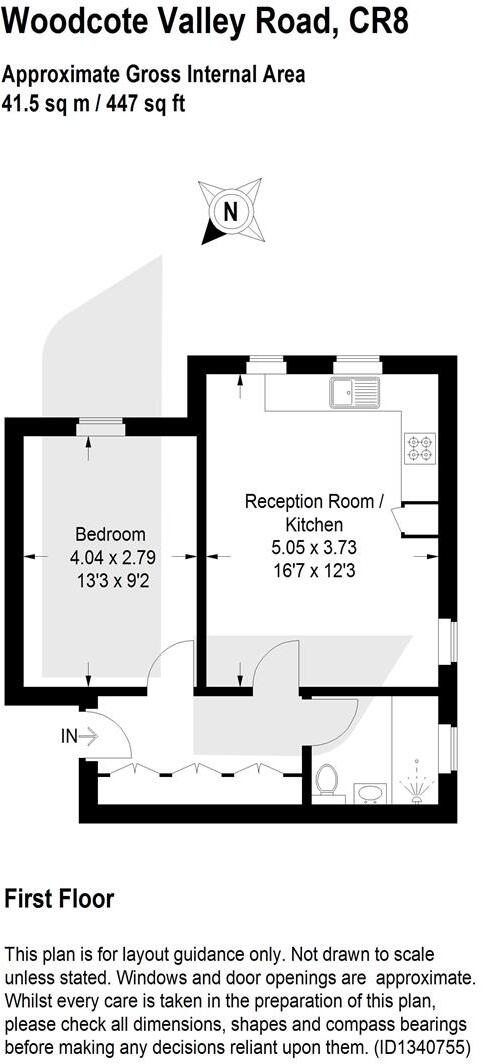 Woodcote Valley Road, Purley floorplan
