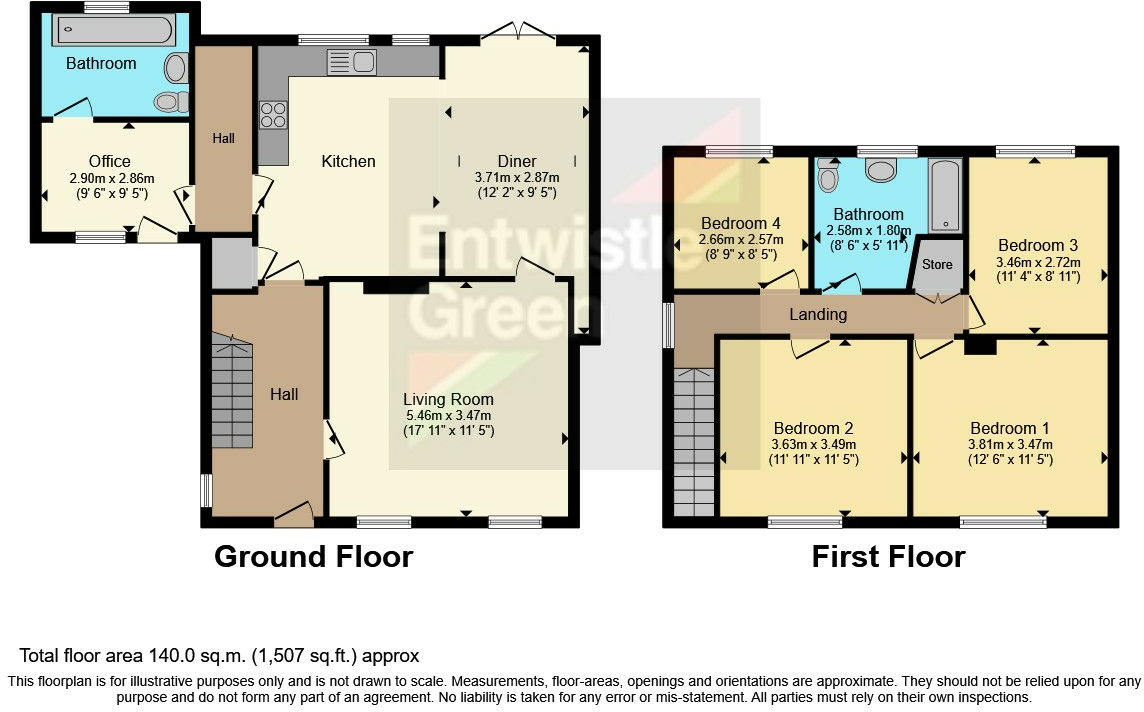 Delamere Avenue, Heysham, Morecambe, Lancashire, LA3 floorplan
