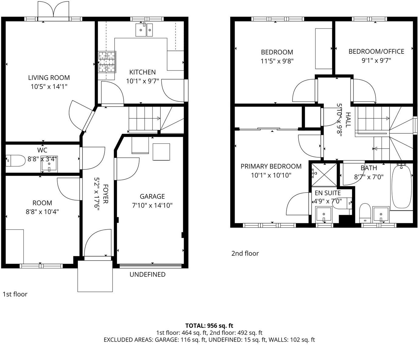 22, Nightjar Way, Rainworth floorplan