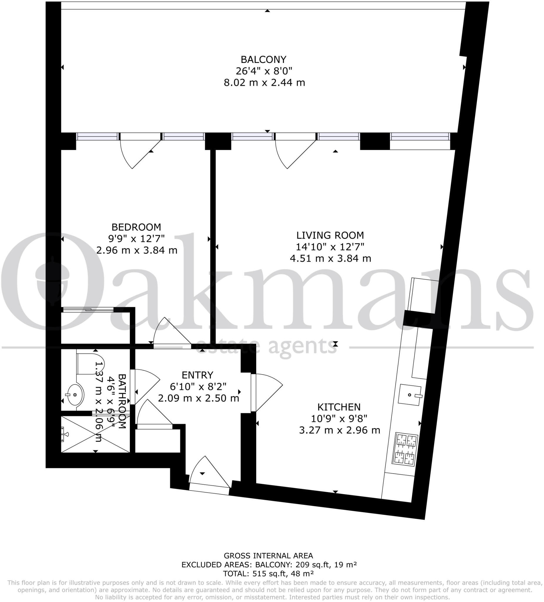 Canal Wharf, Birmingham, B1 floorplan