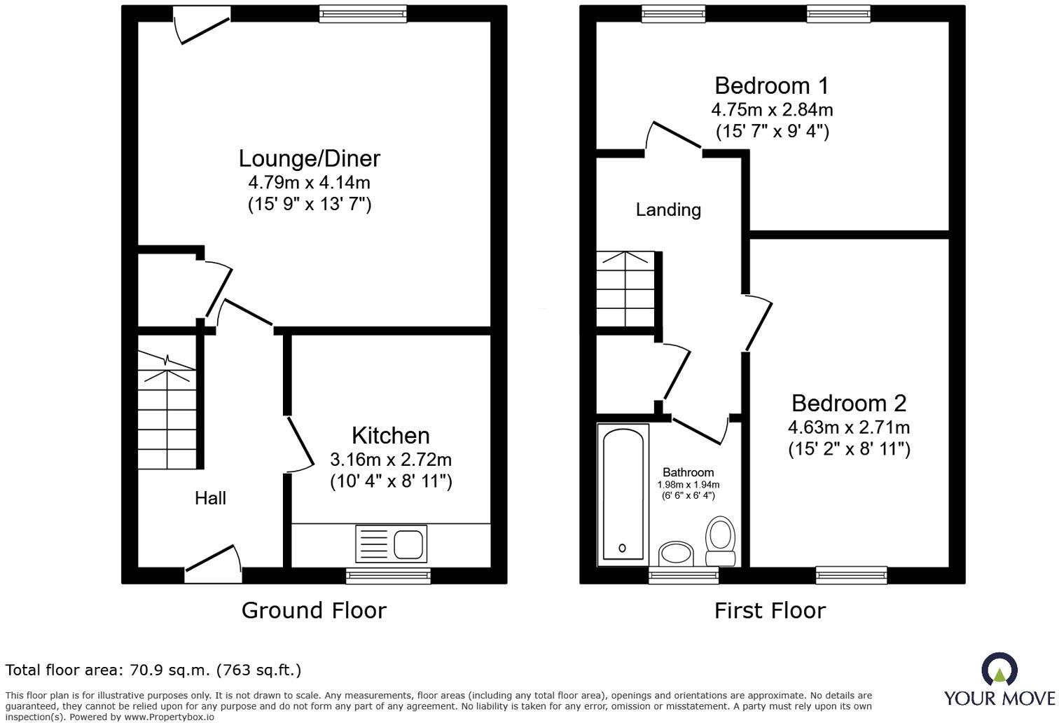 Lloyd Close, Nuneaton, Warwickshire, CV11 floorplan