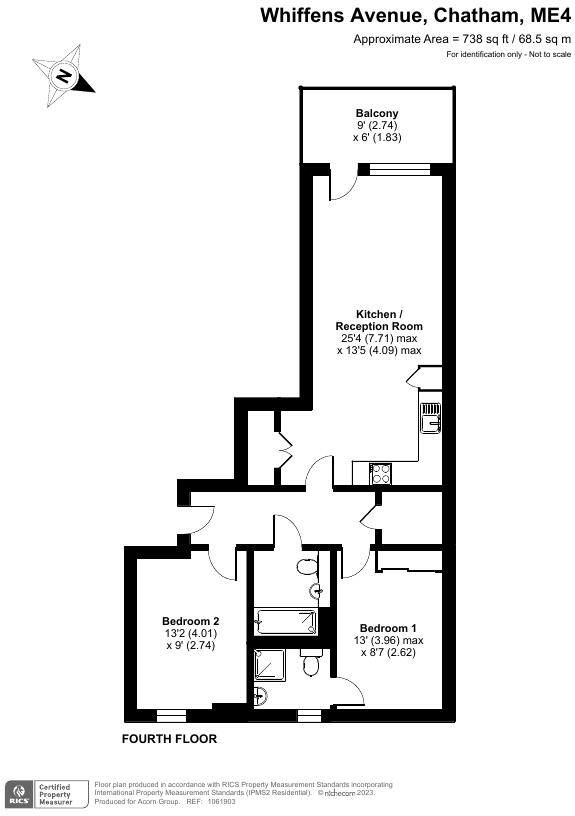 Whiffens Avenue, Chatham,ME4 floorplan