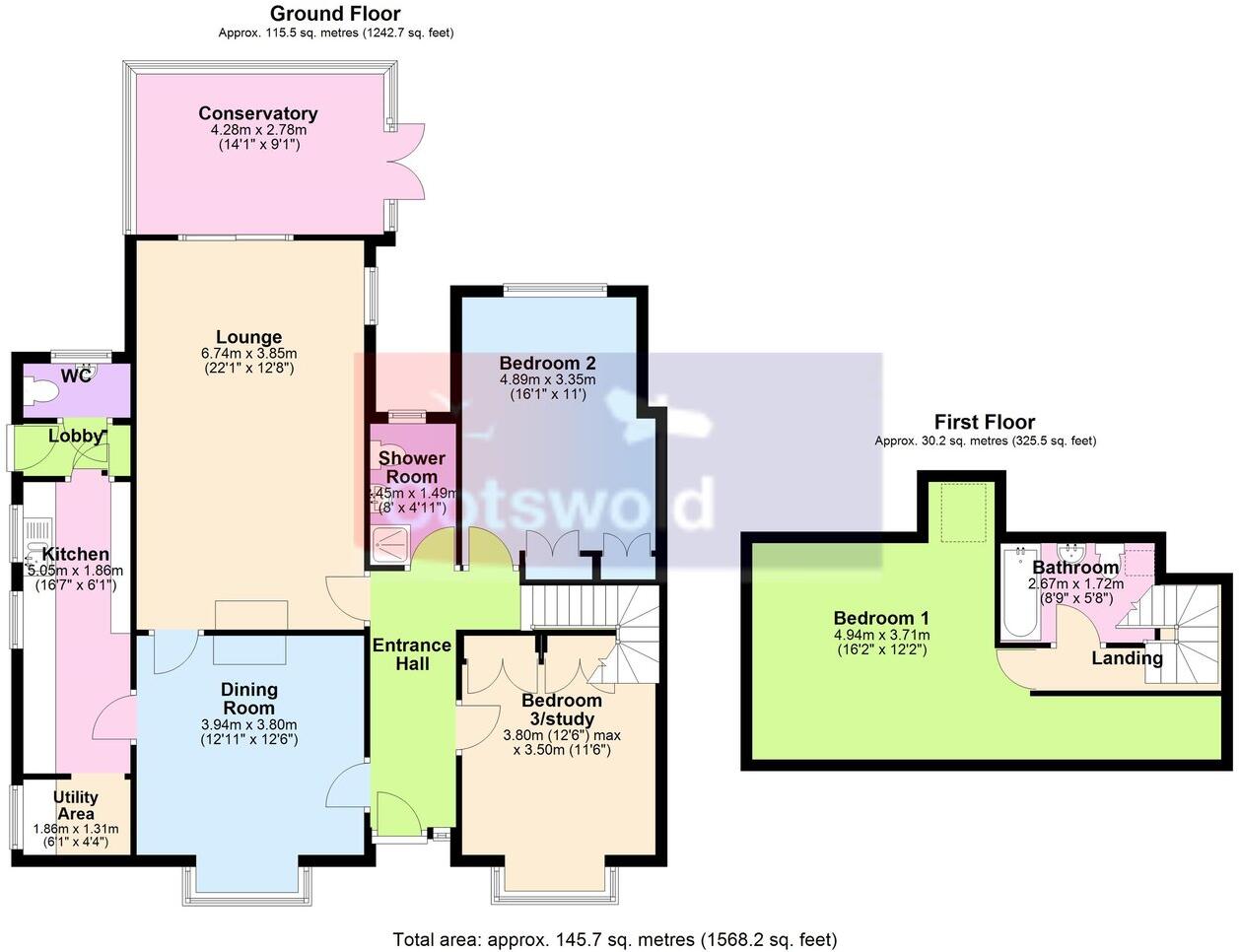 Station Road, Woodmancote, Cheltenham, GL52 floorplan