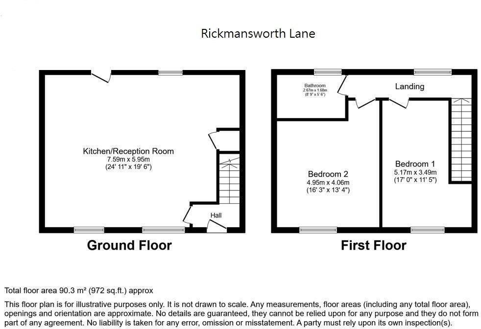 Rickmansworth Lane, Chalfont St Peter, SL9 floorplan