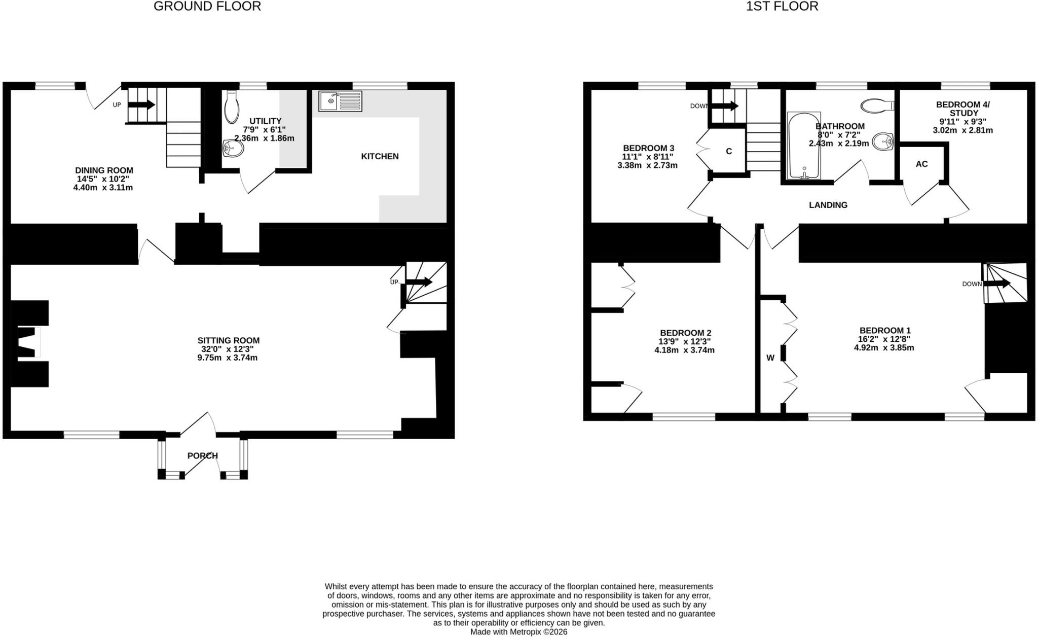 East Lydford, Somerton floorplan