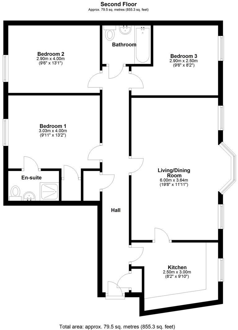 Swan Hill, Shrewsbury floorplan