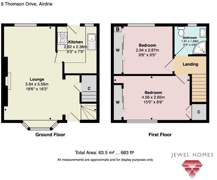 Thomson Drive, Airdrie, North Lanarkshire, ML6 floorplan