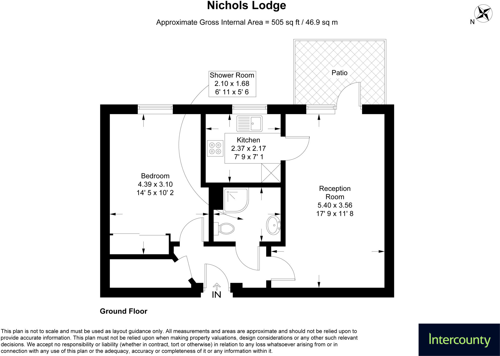 Nicholls Lodge, South Street, Bishop's Stortford, Hertfordshire, CM23 floorplan
