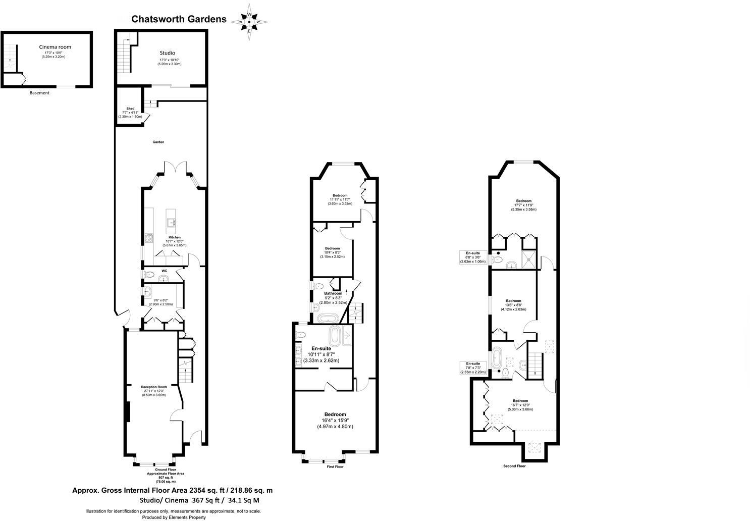 Chatsworth Gardens, London floorplan
