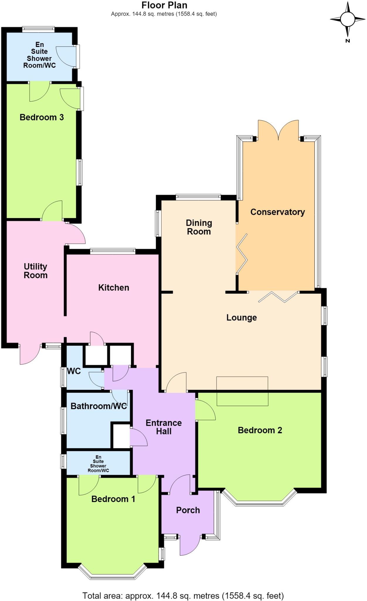 Sutton Avenue, Rustington floorplan