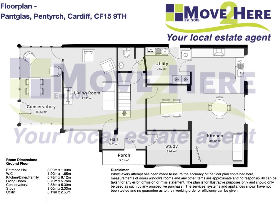 Pantglas, Cardiff floorplan