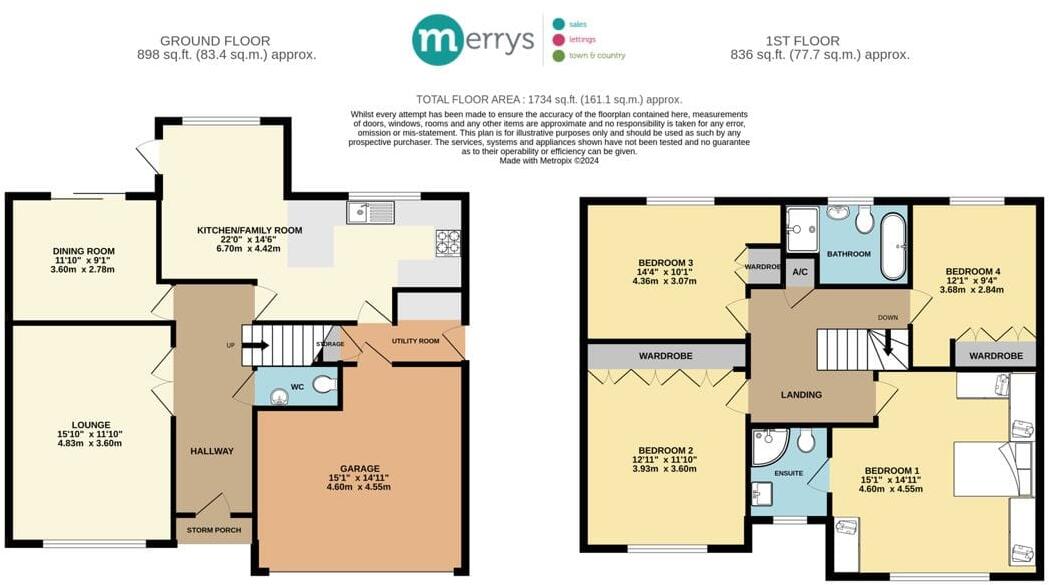Woodgate Road, Wootton, Northampton, NN4 floorplan