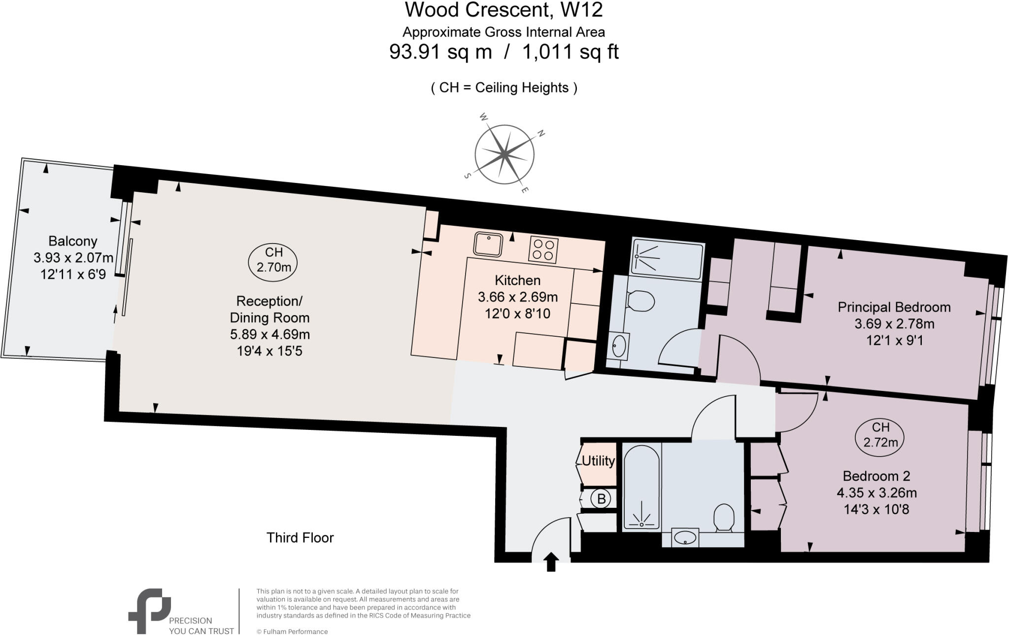 Wood Crescent, Television Centre, White City, London, W12 floorplan