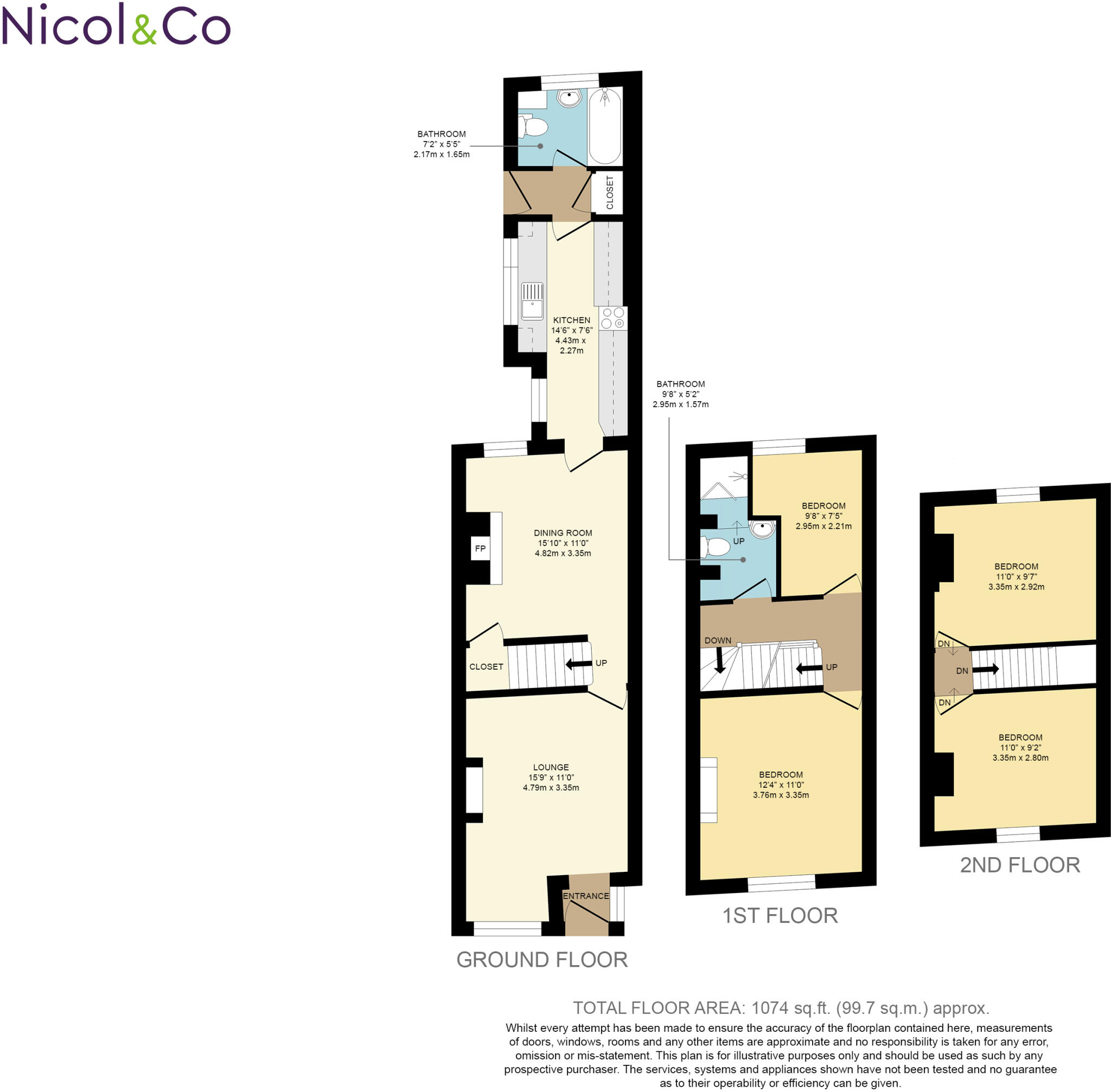 St. Nicholas Street, Droitwich Spa, Worcestershire, WR9 floorplan