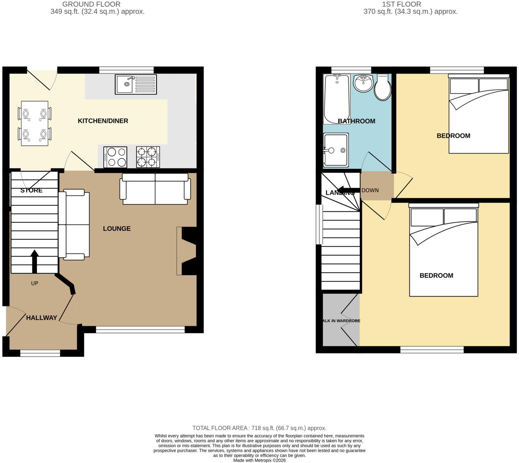 Dale Avenue, Little Sutton floorplan