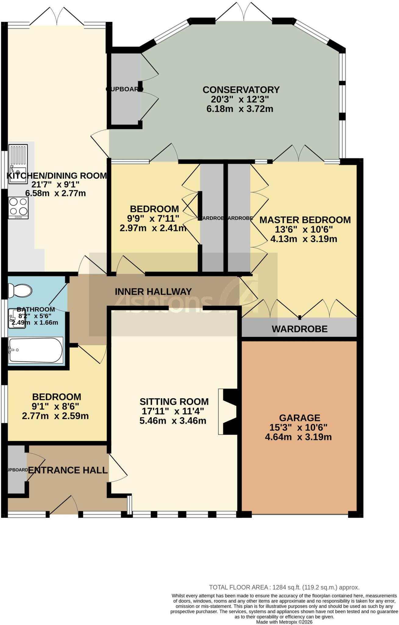 Meadow Lane, Fearnhead, WA2 floorplan