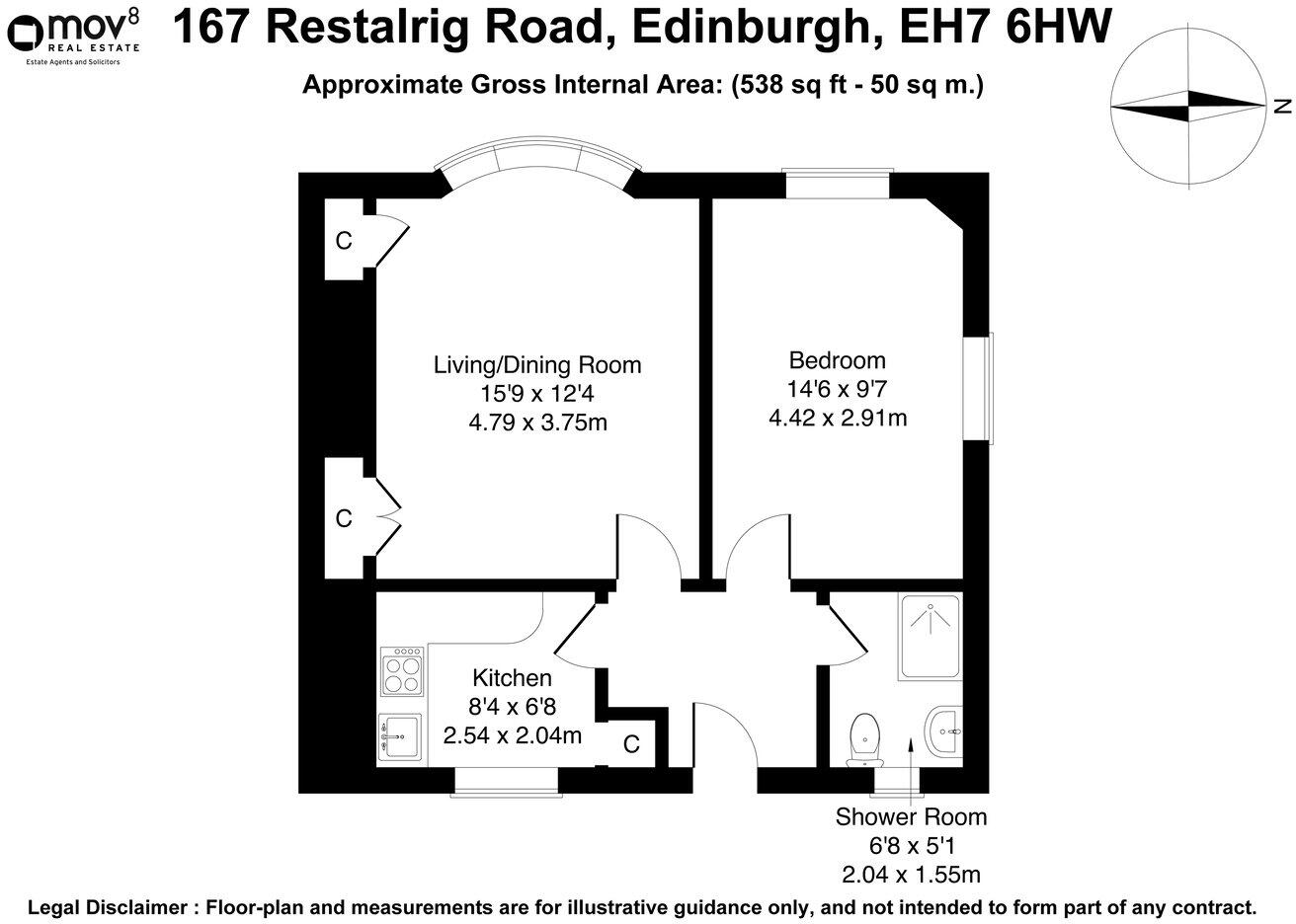 Restalrig Road, Edinburgh, EH7 floorplan