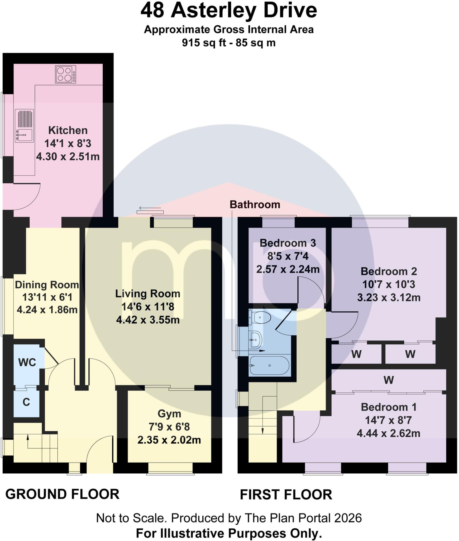 Asterley Drive, Middlesbrough, TS5 floorplan