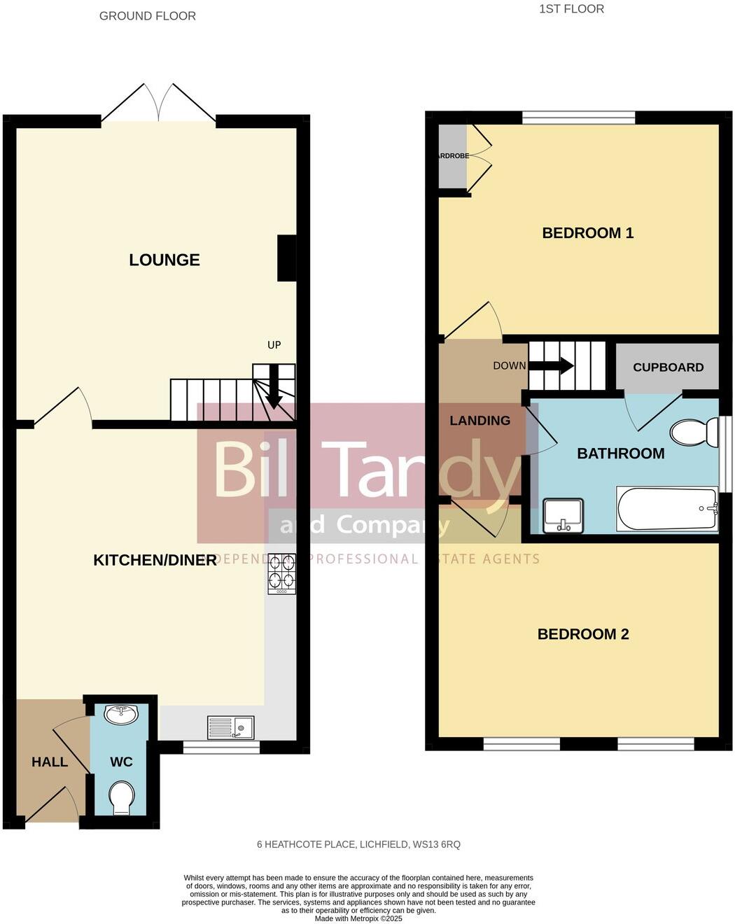Heathcot Place, Lichfield, WS13 floorplan