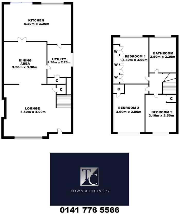 Flora Gardens, Bishopbriggs, G64 1DS floorplan